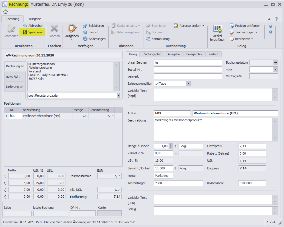 Artikel-Rechnung-speichern