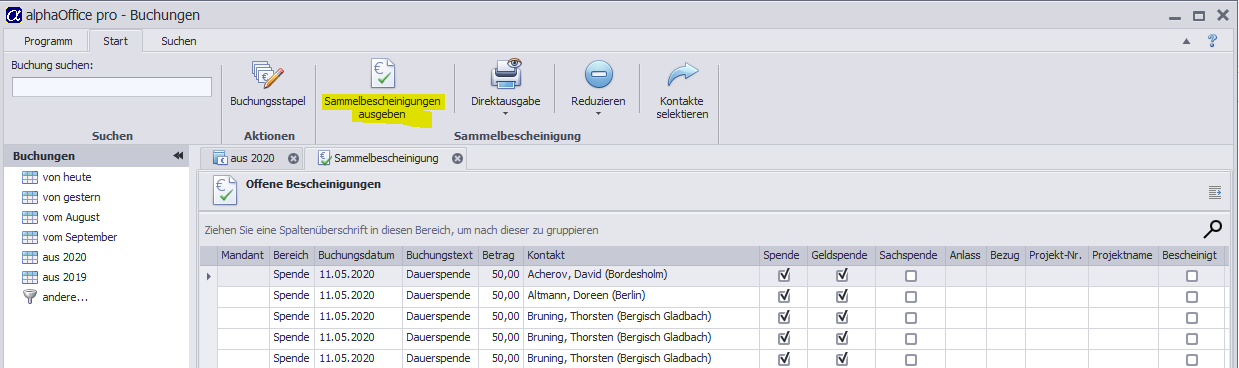 Ausstehende-Bescheinigungen-Selektion-Sammel