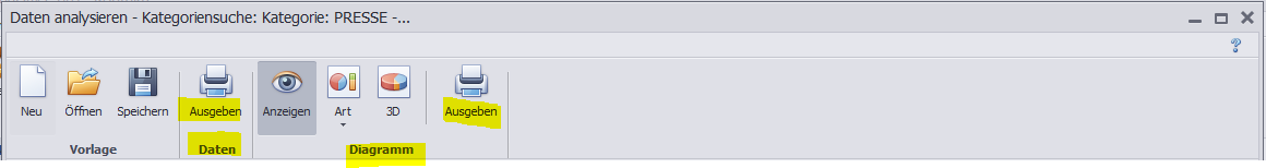 Datenanalyse-Ausgeben