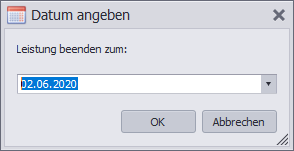 Dialogfenster-Datum-angeben