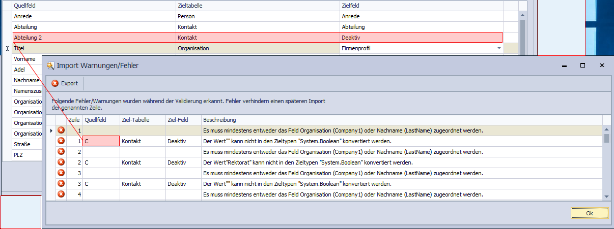 Dialogfenster-Import-Kontakte-Fehlerliste