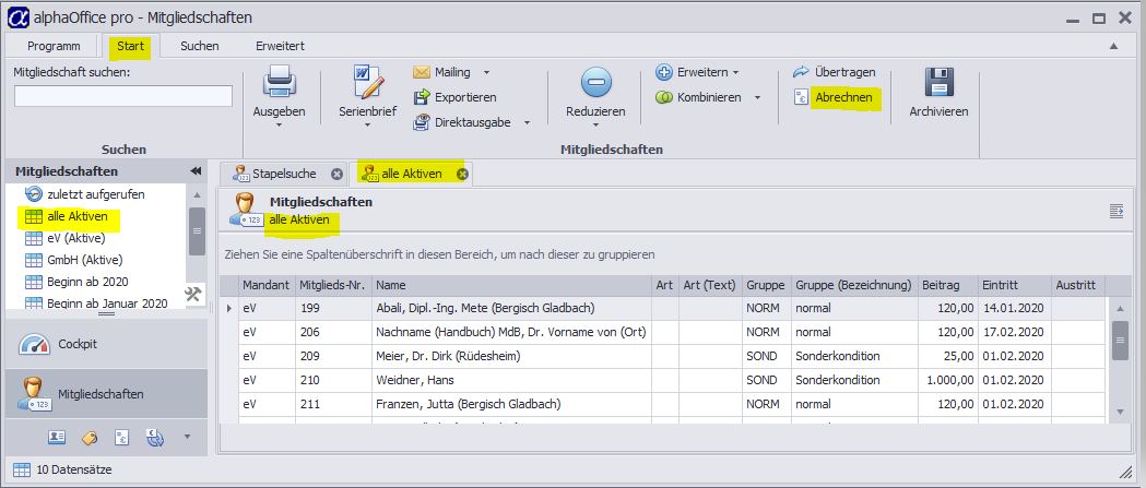 Mitgliedschaft-alleAktiven-abrechnen
