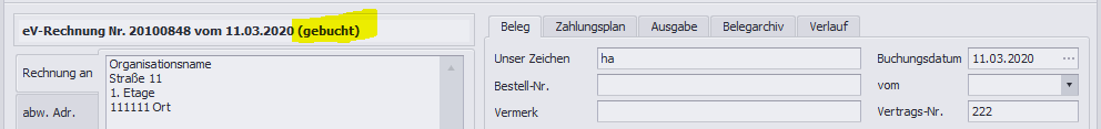 Rechnung-gebucht