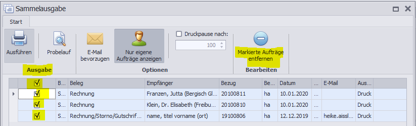 Sammelausgabe-markieren